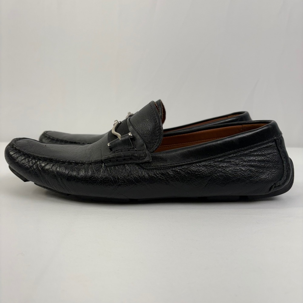 Section‎ X Mens Black Leather Bit Driving Moc Loafers Size 10 M